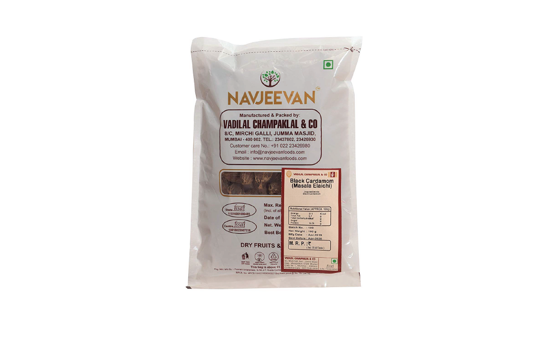 Navjeevan Balck Cardamom    Pack  100 grams